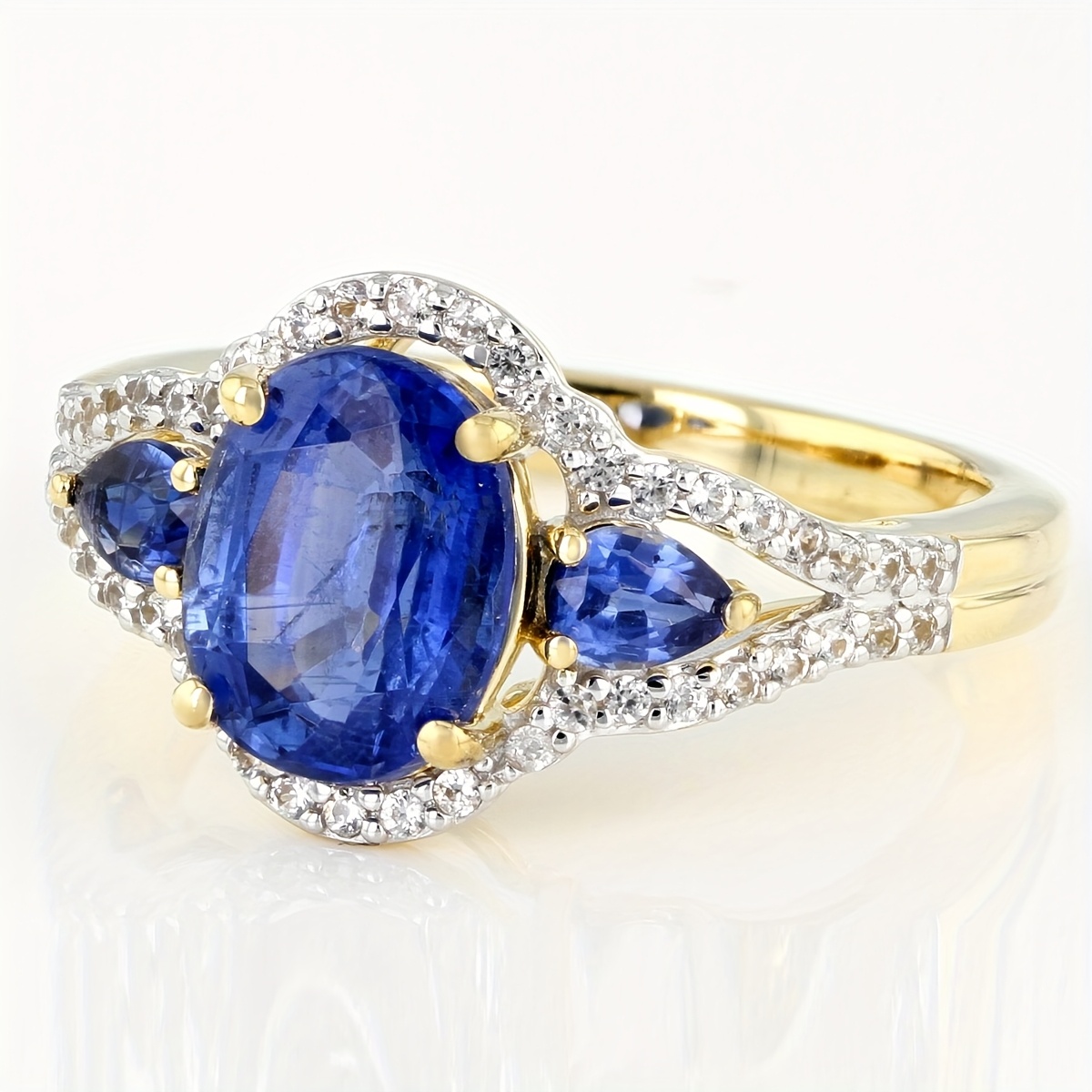 Copper Tone Ring with Synthetic Zircon, Ideal Holiday Gift